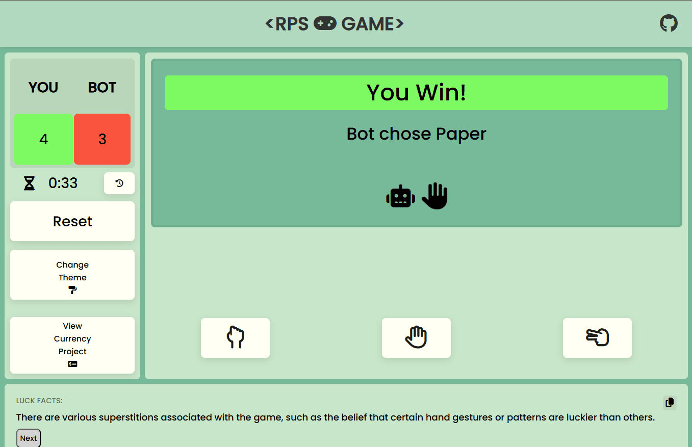 Rock Paper Scissor Game